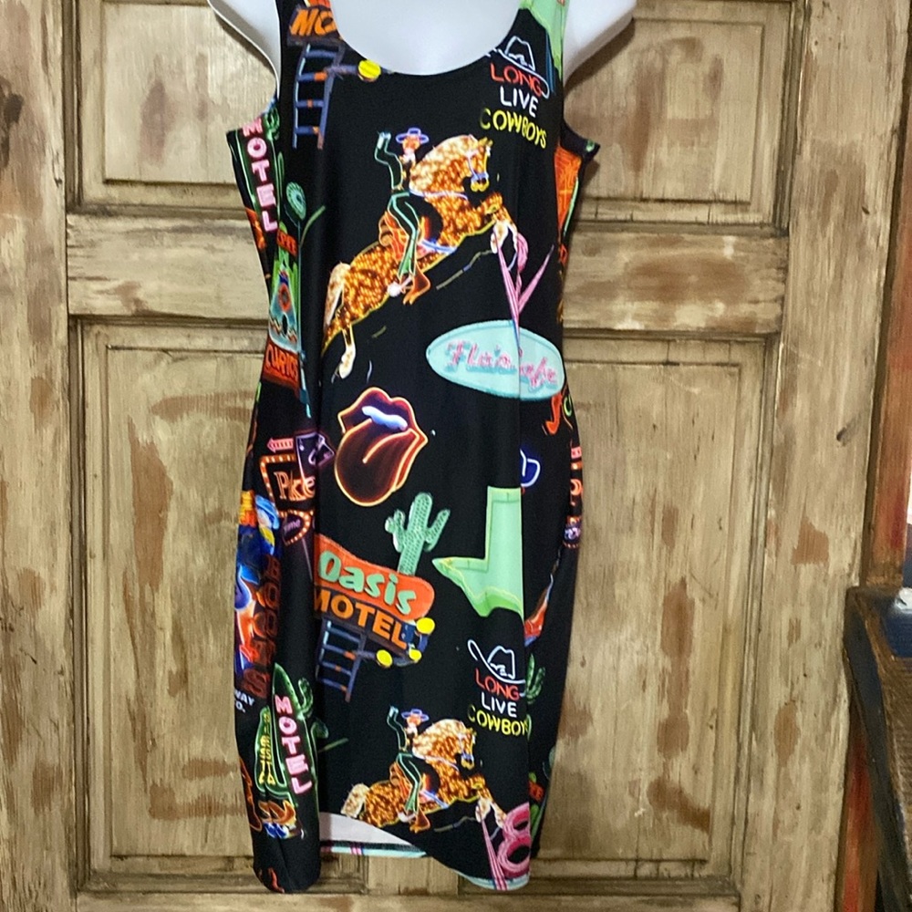 NFR -Very cute Baha Ranch lightweight dress. Would be cute with blazer & boots!